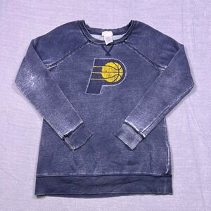 Indiana Pacers NBA Distressed Graphic Sweatshirt Women's Medium